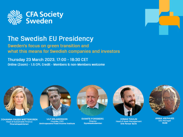 The Swedish EU Presidency – Sweden’s Focus on Green Transition and What This Means for Swedish Companies and Investors The Swedish EU Presidency – Sweden’s Focus on Green Transition and What This Means for Swedish Companies and Investors