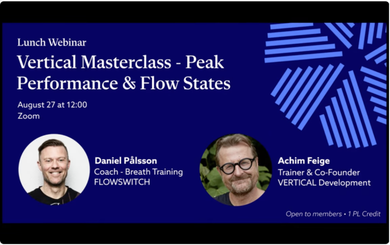 Vertical Masterclass – Peak Performance & Flow States
